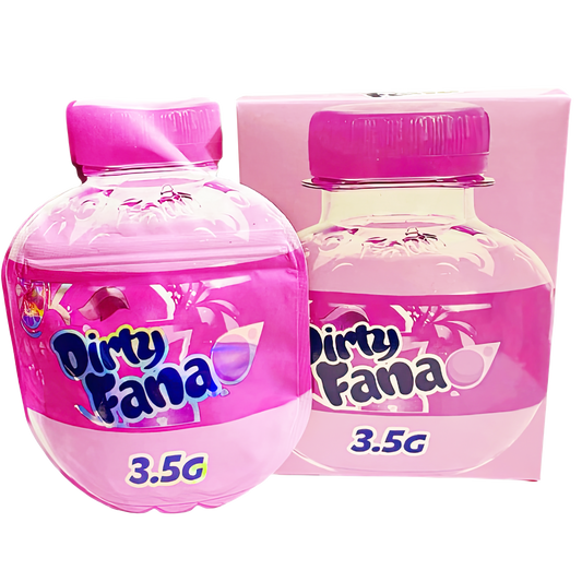 3.5g Shaped Mylar Storage Bag with Box - Dirty Fana (25 Storage Bags+25Boxes)