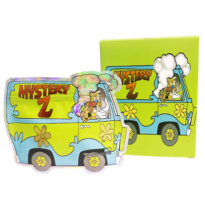 3.5g Shaped Mylar Storage Bag with Box - Mystery Z (25 Storage Bags+25Boxes)