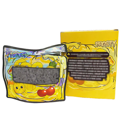 25 Pack 3.5g Shaped Bags & Boxes Set - Pina Colada Graphic Set Frosty