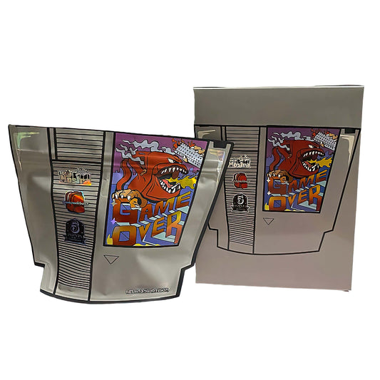 25 Pack 3.5g Shaped Bags & Boxes Set - Game Over