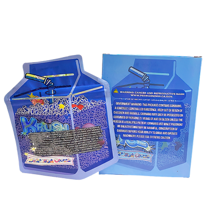 3.5g Shaped Mylar Bag with Box - Krush Ice (25 Bags+25Boxes)