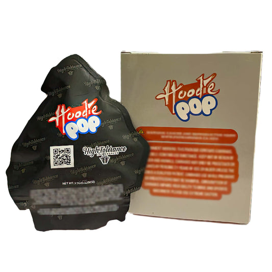 25 Pack 3.5g Shaped Bags & Boxes Set - Hoodie Pop Character Graphic