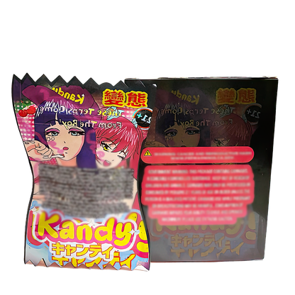 3.5g Shaped Mylar Storage Bag with Box - Marshmellow Tootsie Roll(25 Storage Bags+25Boxes)