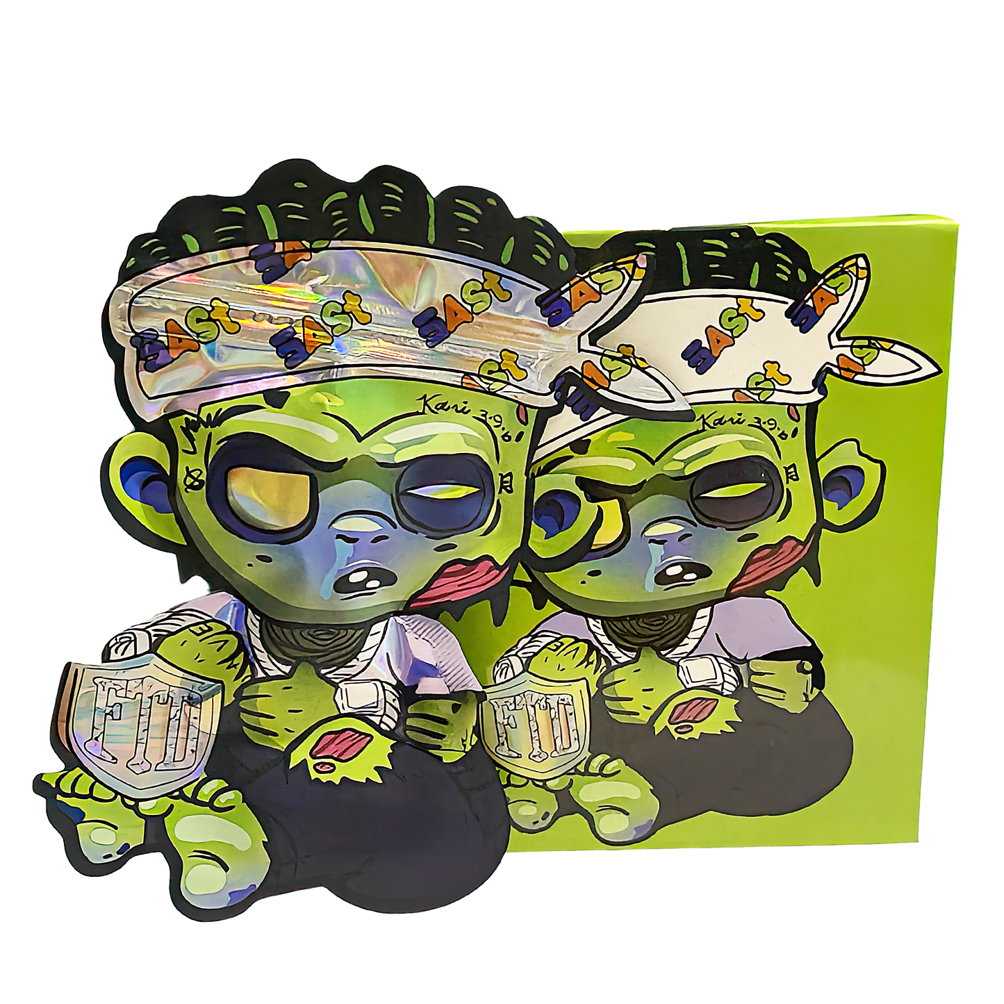 25 Pack 3.5g Shaped Bags & Boxes Set - Urban Rebel Art Style ICFMF