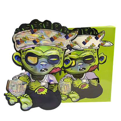 25 Pack 3.5g Shaped Bags & Boxes Set - Urban Rebel Art Style ICFMF