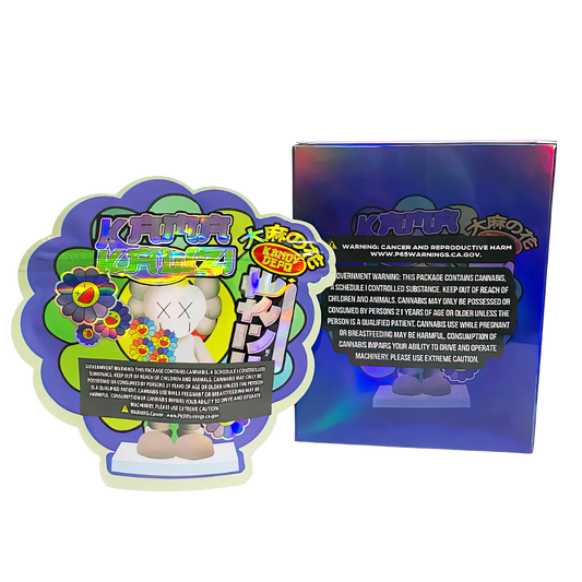 3.5g Shaped Mylar Bag with Box - Kama Kawzi (25 Bags+25Boxes)