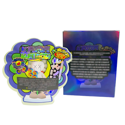 3.5g Shaped Mylar Storage Bag with Box - Kama Kawzi (25 Storage Bags+25Boxes)