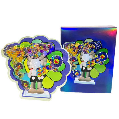 (25 Count) Decorative Zip Foil Pouches with Matching Boxes (4"x 5") Cartoon Character Graphic