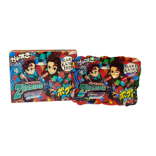 25 Pack 3.5g Shaped Bags & Boxes Set - Rare Kandy Depo Zanjiro