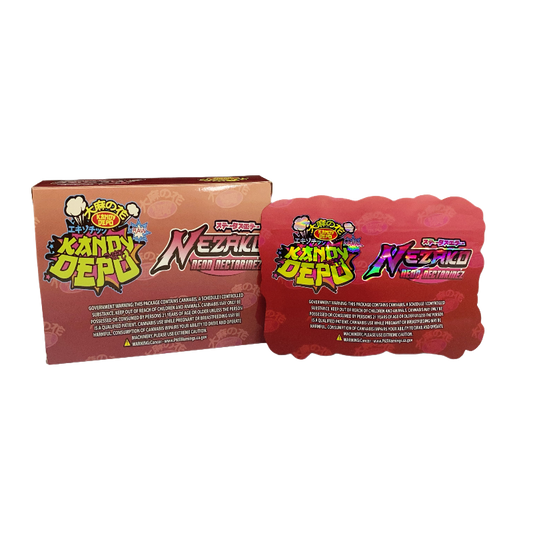 25 Pack 3.5g Shaped Bags & Boxes Set - Rare Kandy Depo Nezako Neon Nectarinez