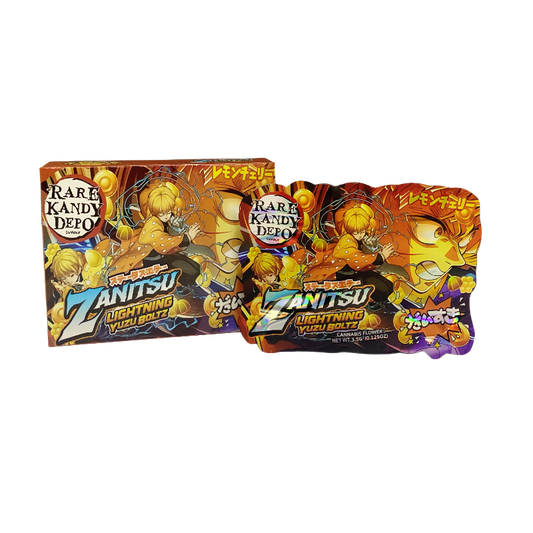 25 Pack 3.5g Shaped Bags & Boxes Set - Rare Kandy Depo Zanitzu Lightning