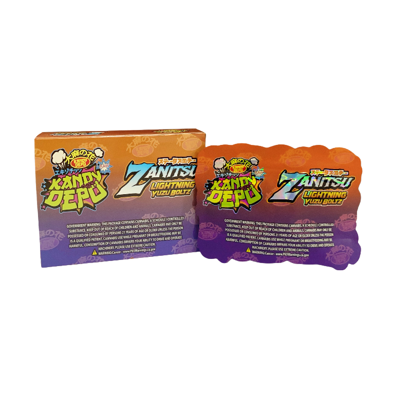 25 Pack 3.5g Shaped Bags & Boxes Set - Rare Kandy Depo Zanitzu Lightning