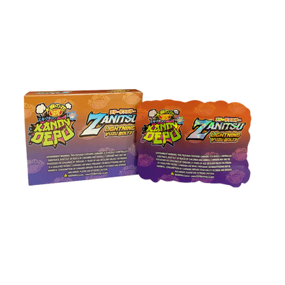 25 Pack 3.5g Shaped Bags & Boxes Set - Rare Kandy Depo Zanitzu Lightning