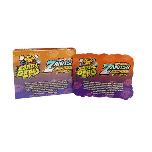 25 Pack 3.5g Shaped Bags & Boxes Set - Rare Kandy Depo Zanitzu Lightning