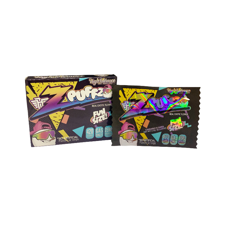 25 Pack 3.5g Shaped Bags & Boxes Set - High Tolerance Z Puffz
