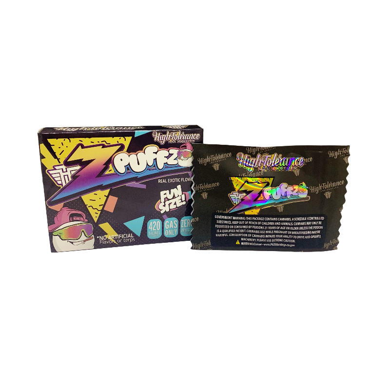 25 Pack 3.5g Shaped Bags & Boxes Set - High Tolerance Z Puffz