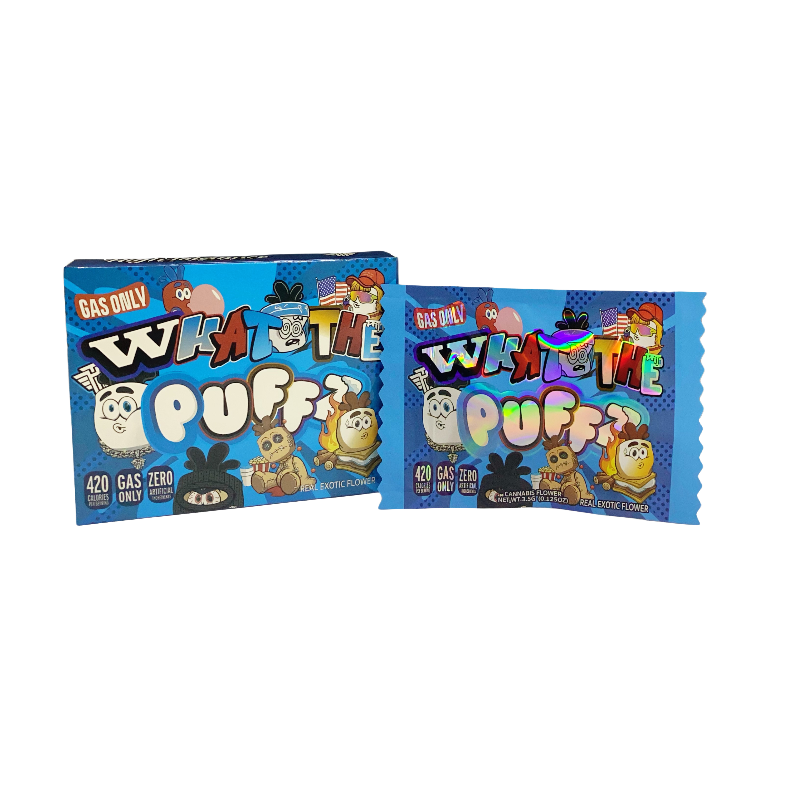 25 Pack 3.5g Shaped Bags & Boxes Set - High Tolerance What the Puffz