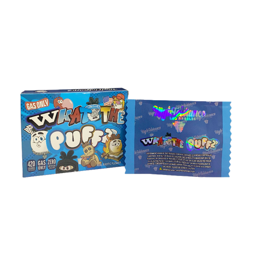 25 Pack 3.5g Shaped Bags & Boxes Set - High Tolerance What the Puffz