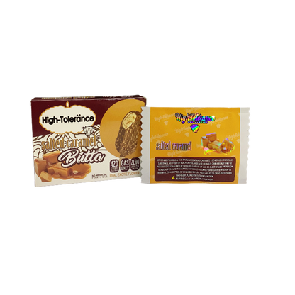 25 Pack 3.5g Shaped Bags & Boxes Set - High Tolerance Salted Caramel Butta