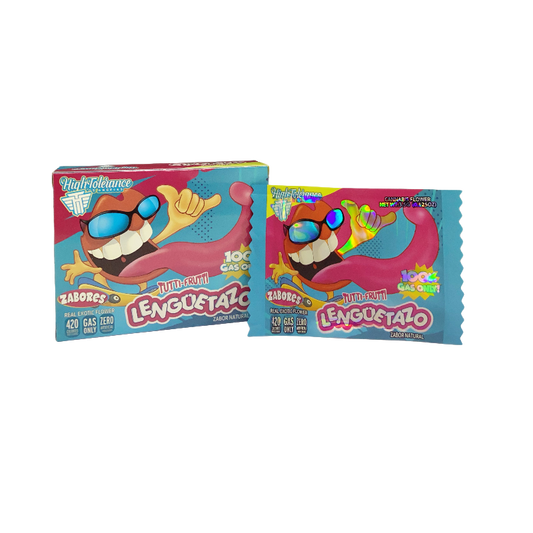 25 Pack 3.5g Shaped Bags & Boxes Set - High Tolerance Zabores Lenguetazo