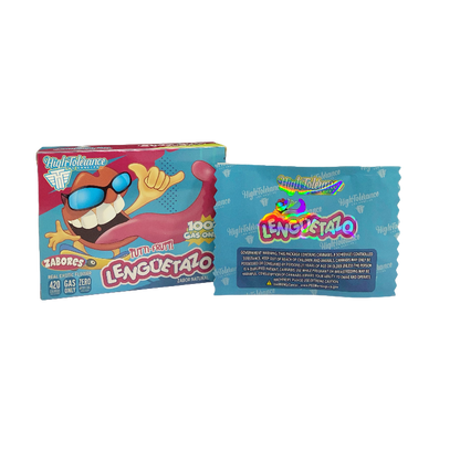 25 Pack 3.5g Shaped Bags & Boxes Set - High Tolerance Zabores Lenguetazo