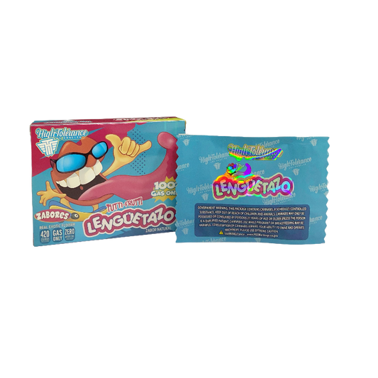 25 Pack 3.5g Shaped Bags & Boxes Set - High Tolerance Zabores Lenguetazo