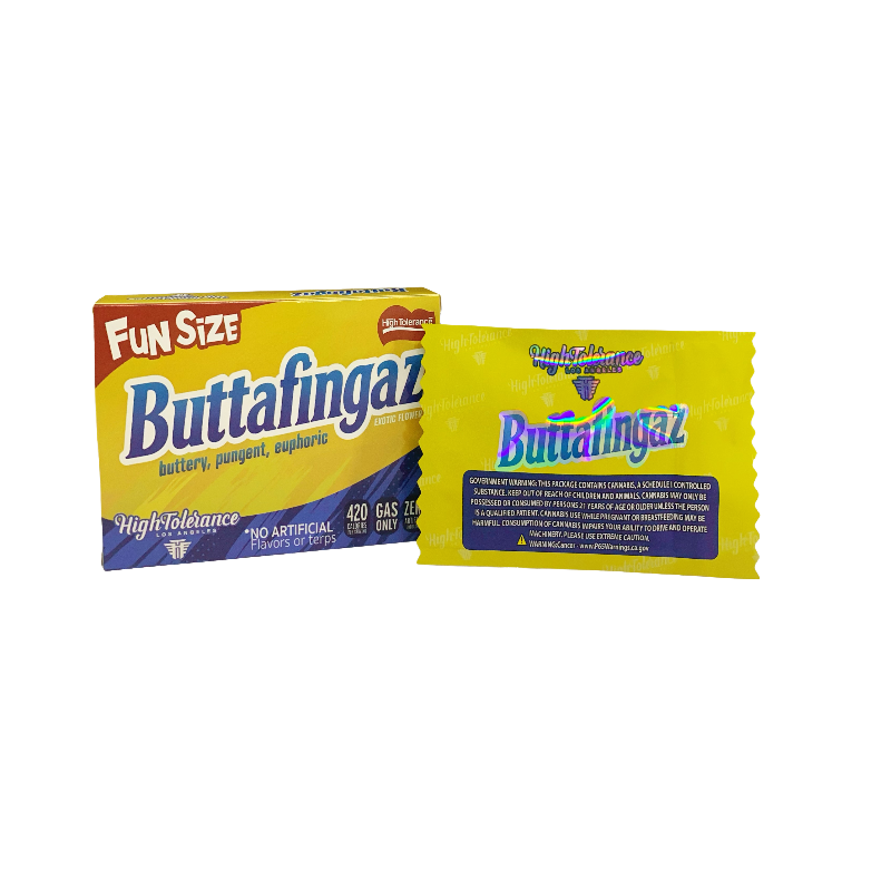 25 Pack 3.5g Shaped Bags & Boxes Set - High Tolerance Fun Size Buttafingaz