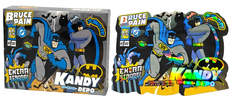 25 Pack 3.5g Shaped Bags & Boxes Set - Kandy Depo Bruce Pain