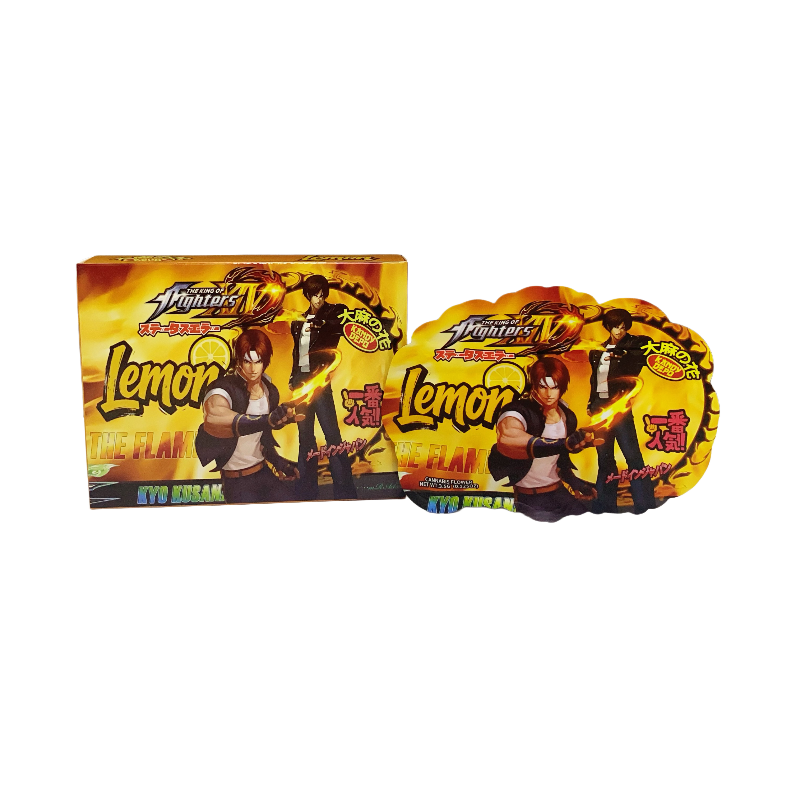 25 Pack 3.5g Shaped Bags & Boxes Set - Kandy Depo Lemon The Flame