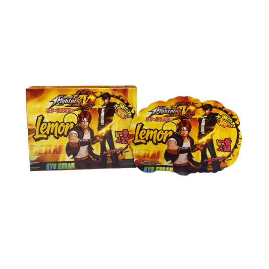 25 Pack 3.5g Shaped Bags & Boxes Set - Kandy Depo Lemon The Flame