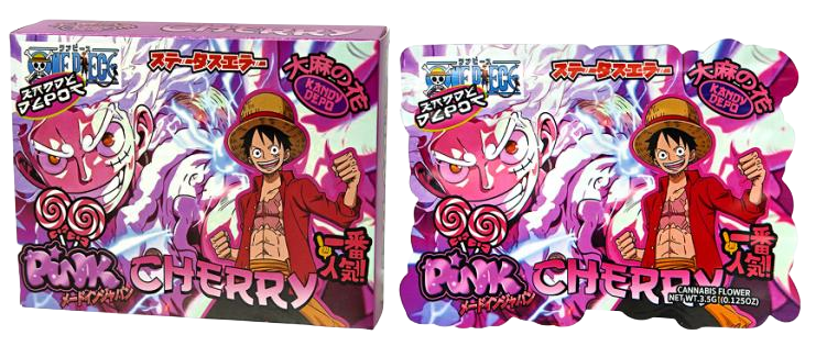 25 Pack 3.5g Shaped Bags & Boxes Set - Kandy Pink Cherry
