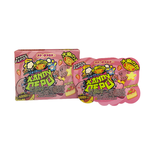 25 Pack 3.5g Shaped Bags & Boxes Set - Kandy Depo Strawberry Cheesecake