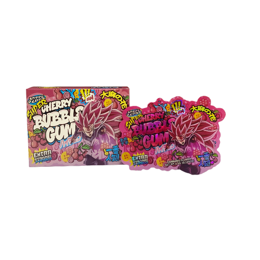25 Pack 3.5g Shaped Bags & Boxes Set - Kandy Depo Super Cherry Bubble Gum
