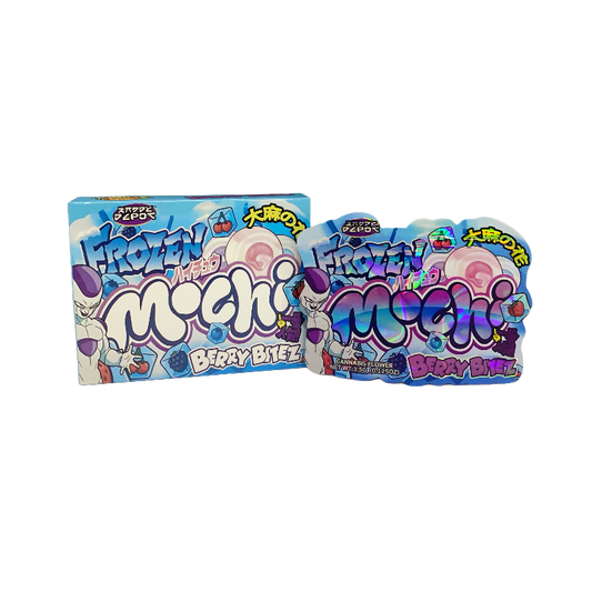 25 Pack 3.5g Shaped Bags & Boxes Set - Kandy Depo Frozen Mochi Berry Bitez