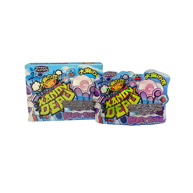 25 Pack 3.5g Shaped Bags & Boxes Set - Kandy Depo Frozen Mochi Berry Bitez