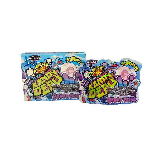 25 Pack 3.5g Shaped Bags & Boxes Set - Kandy Depo Frozen Mochi Berry Bitez