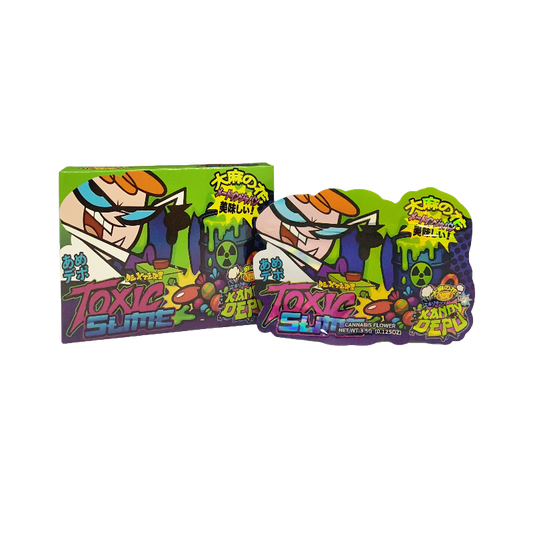 25 Pack 3.5g Shaped Bags & Boxes Set - Kandy Depo Toxic Slime