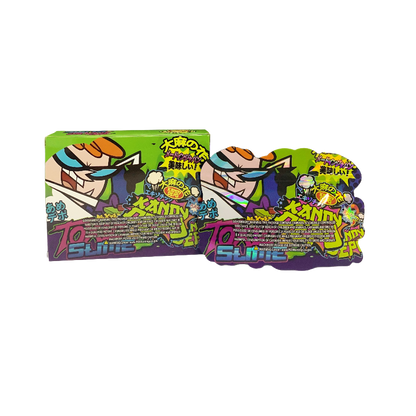 25 Pack 3.5g Shaped Bags & Boxes Set - Kandy Depo Toxic Slime