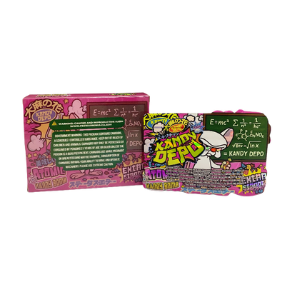 25 Pack 3.5g Shaped Bags & Boxes Set - Kandy Depo Atomic Handy Bomb