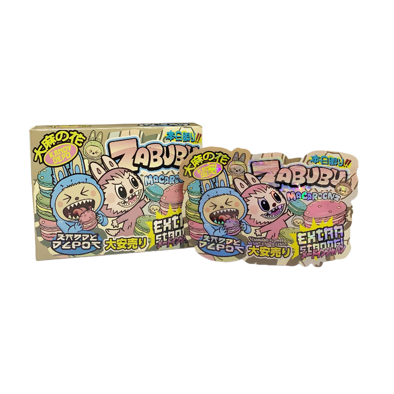 25 Pack 3.5g Shaped Bags & Boxes Set - Kandy Depo Zabubu Macaroonz