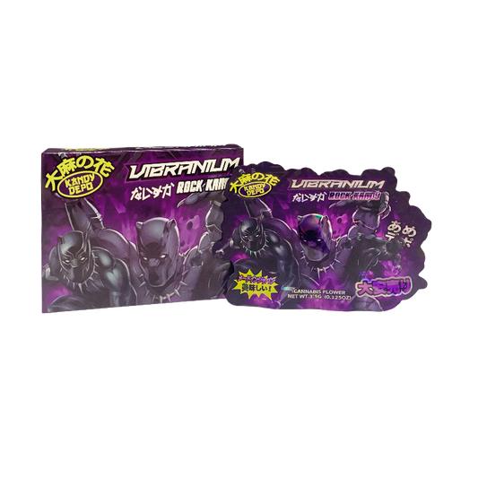 25 Pack 3.5g Shaped Bags & Boxes Set - Kandy Depo Vibranium Rock Kandy