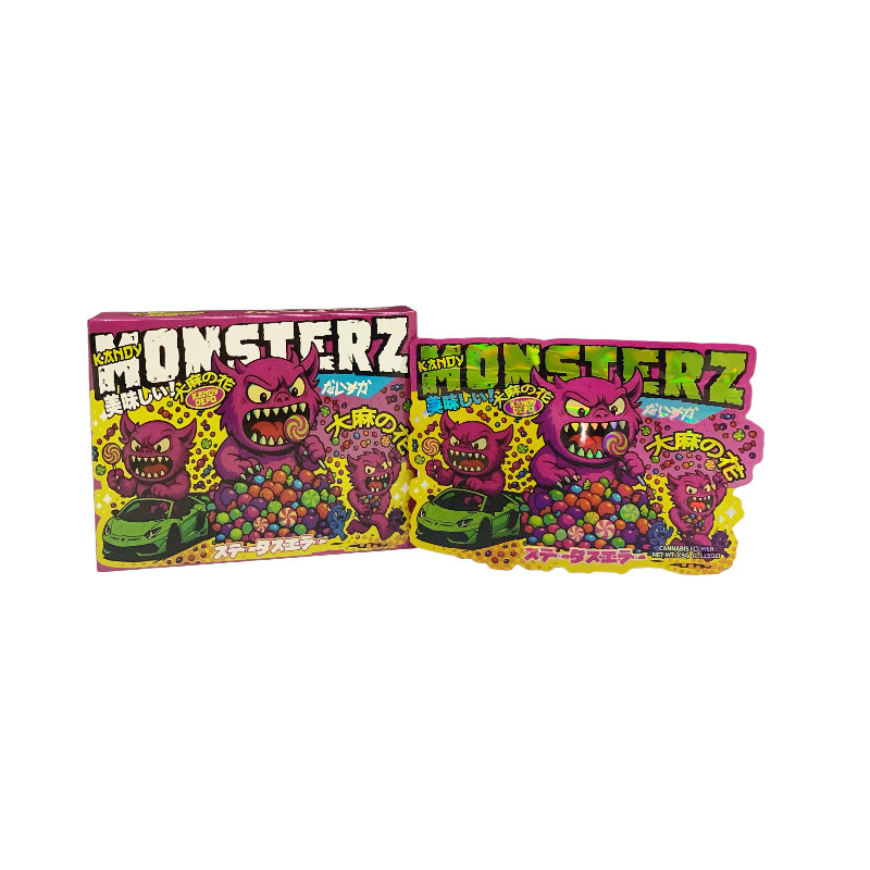 25 Pack 3.5g Shaped Bags & Boxes Set - Kandy Depo Monsterz Kandy