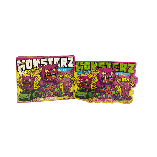 25 Pack 3.5g Shaped Bags & Boxes Set - Kandy Depo Monsterz Kandy