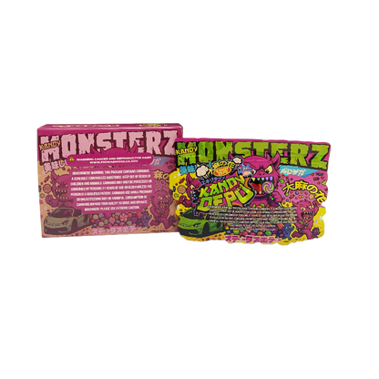 25 Pack 3.5g Shaped Bags & Boxes Set - Kandy Depo Monsterz Kandy
