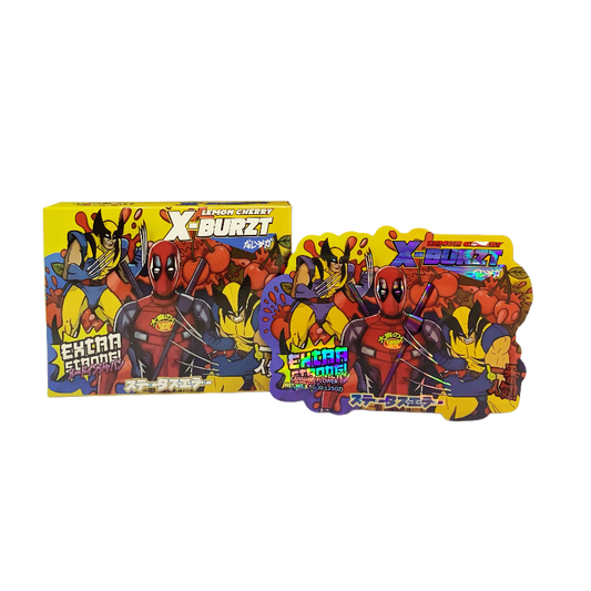 25 Pack 3.5g Shaped Bags & Boxes Set - Kandy Depo Lemon Cherry X-Burzt