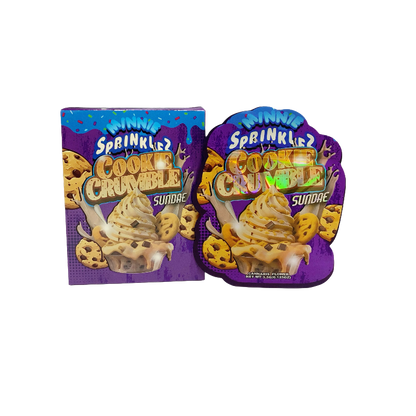 25 Pack 3.5g Shaped Bags & Boxes Set - Sprinklez Mini Cookie Crumble