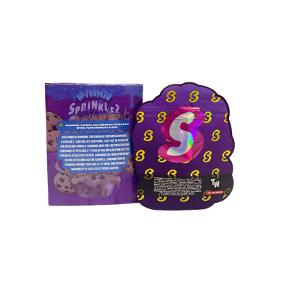 25 Pack 3.5g Shaped Bags & Boxes Set - Sprinklez Mini Cookie Crumble
