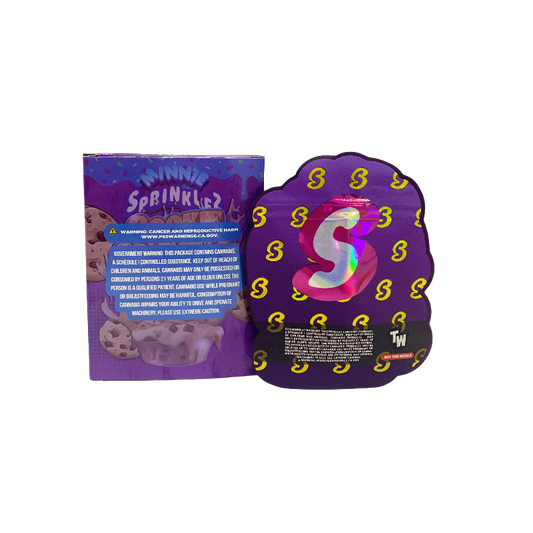 25 Pack 3.5g Shaped Bags & Boxes Set - Sprinklez Mini Cookie Crumble