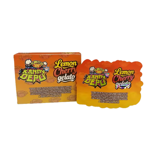 25 Pack 3.5g Shaped Bags & Boxes Set - Kandy Depo Lemon Cherry Gelato