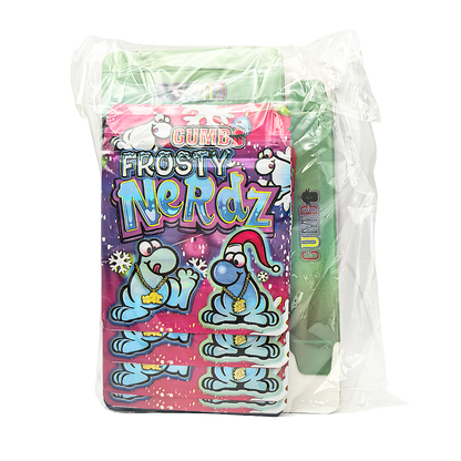 25 Pack – 3.5g Shaped Mylar Bags & Boxes Set (5 Design Mix) Gumbo Styles 2
